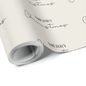 Vrolijk kerstfeest cadeaupapier (Rol Hoek)