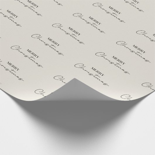 Vrolijk kerstfeest cadeaupapier (Hoek)