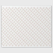 Vrolijk kerstfeest cadeaupapier (Vlak)