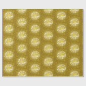 Vrolijk kerstfeest cadeaupapier (Vlak)