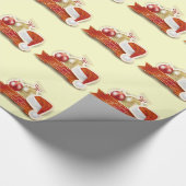 Vrolijk kerstfeest! cadeaupapier (Hoek)
