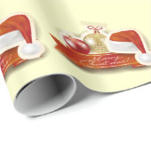 Vrolijk kerstfeest! cadeaupapier (Rol Hoek)