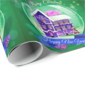 Vrolijk kerstfeest cadeaupapier (Rol Hoek)