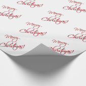 Vrolijk kerstfeest cadeaupapier (Hoek)