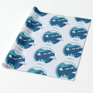 Vrolijk kerstfeest cadeaupapier