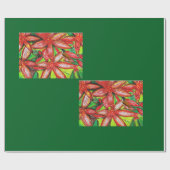 Vrolijk kerstfeest! cadeaupapier (Vlak)