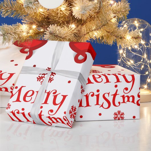 Vrolijk kerstfeest cadeaupapier