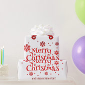 Vrolijk kerstfeest cadeaupapier