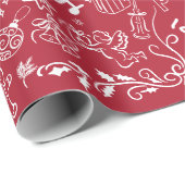 Vrolijk kerstfeest cadeaupapier (Rol Hoek)