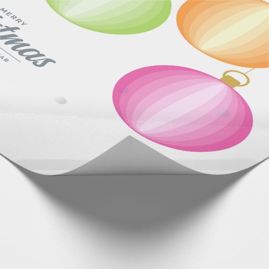 Vrolijk kerstfeest cadeaupapier (Hoek)