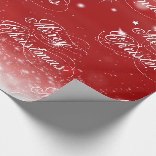 Vrolijk kerstfeest cadeaupapier (Hoek)