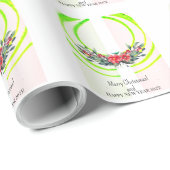 Vrolijk kerstfeest! cadeaupapier (Rol Hoek)