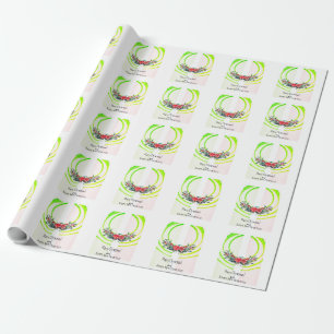 Vrolijk kerstfeest! cadeaupapier