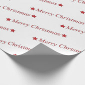 "Vrolijk kerstfeest" Cadeaupapier (Hoek)