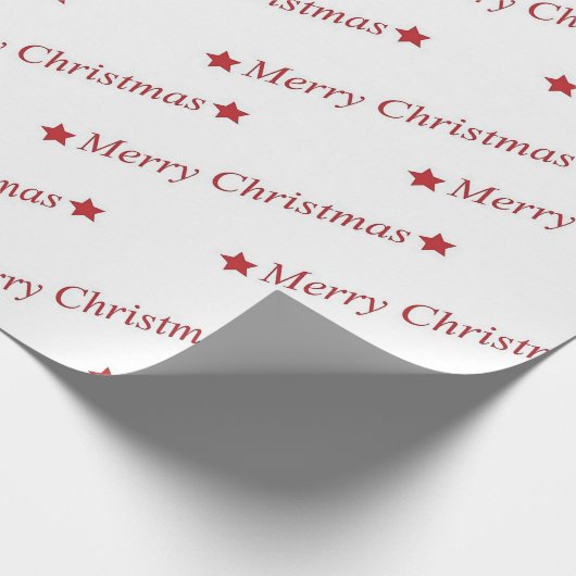 "Vrolijk kerstfeest" Cadeaupapier (Hoek)