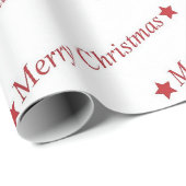 "Vrolijk kerstfeest" Cadeaupapier (Rol Hoek)