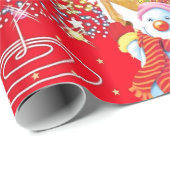 Vrolijk kerstfeest cadeaupapier (Rol Hoek)