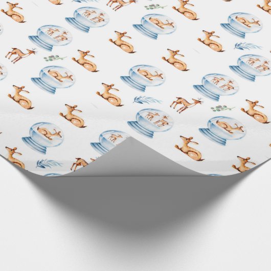 Vrolijk kerstfeest cadeaupapier (Hoek)