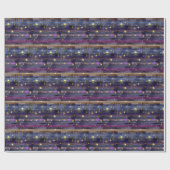 Vrolijk kerstfeest cadeaupapier (Vlak)