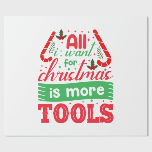 Vrolijk kerstfeest. cadeaupapier (Vlak)