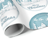 Vrolijk kerstfeest cadeaupapier (Rol Hoek)