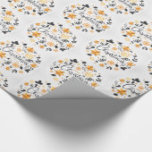 Vrolijk kerstfeest cadeaupapier (Hoek)