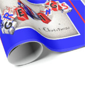 Vrolijk kerstfeest cadeaupapier (Rol Hoek)