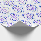 Vrolijk kerstfeest cadeaupapier (Hoek)