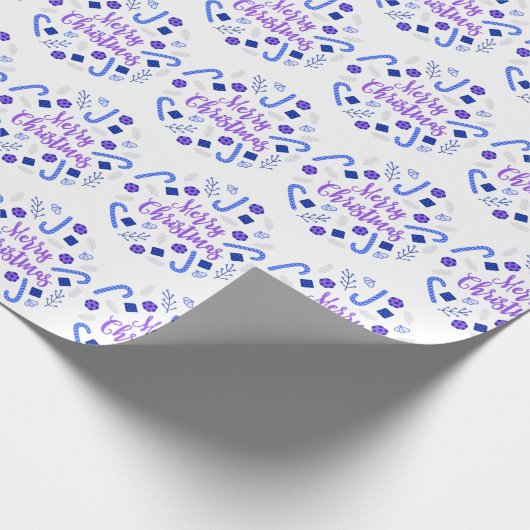 Vrolijk kerstfeest cadeaupapier (Hoek)