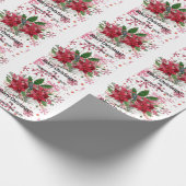 Vrolijk kerstfeest! cadeaupapier (Hoek)