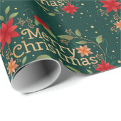 Vrolijk kerstfeest cadeaupapier (Rol Hoek)