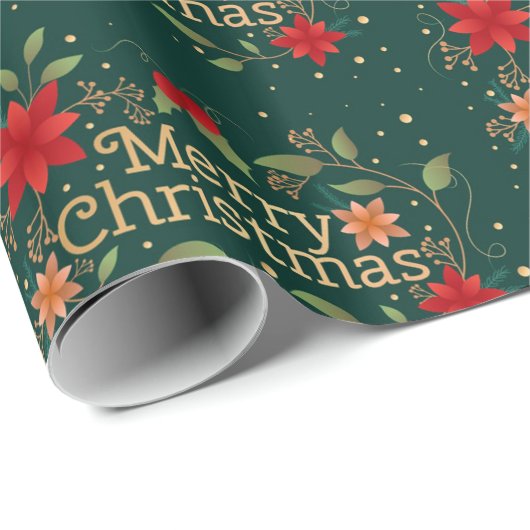 Vrolijk kerstfeest cadeaupapier (Rol Hoek)