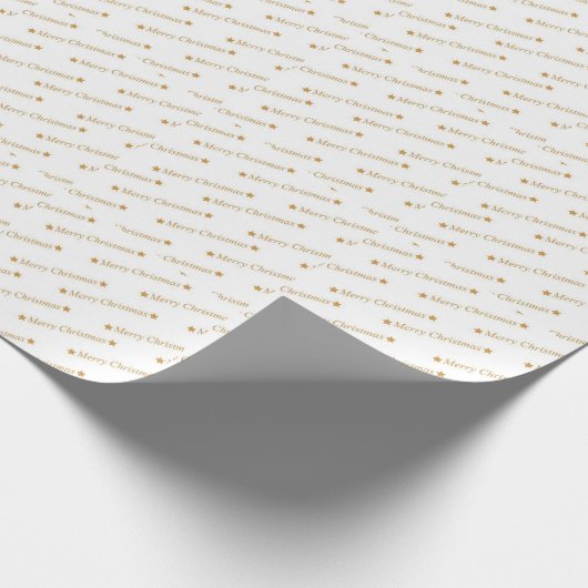 Vrolijk kerstfeest cadeaupapier (Hoek)