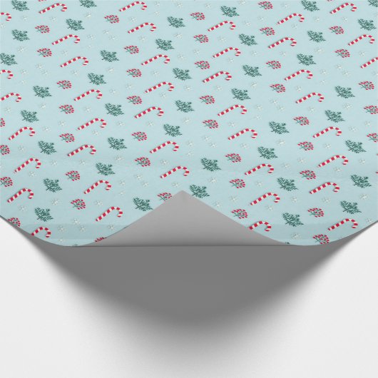 Vrolijk kerstfeest cadeaupapier (Hoek)