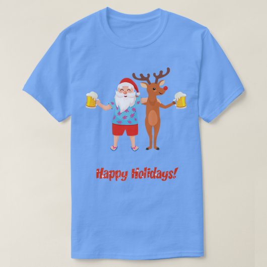 Vrolijk kerstfeest Cadeaus T-shirt (Design voorkant)