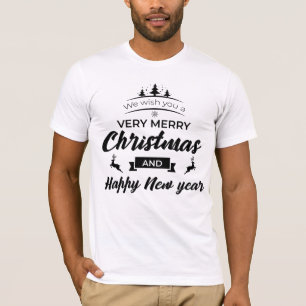 Vrolijk kerstfeest cadeautjes Happy Family Xmas T-shirt