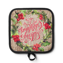 Vrolijk Kerstfeest Calgrafie Holly Krans Rood Groe