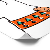 Vrolijk kerstfeest Cartoons | FEESTDAGEN Poster (Hoek)