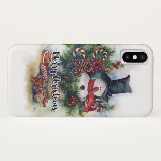 Vrolijk kerstfeest Case-Mate iPhone case (Achterkant (horizontaal))