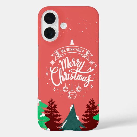 Vrolijk kerstfeest Case-Mate iPhone case (Achterkant)
