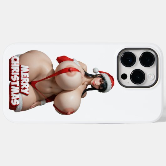 Vrolijk kerstfeest Case-Mate iPhone case (Achterkant (horizontaal))