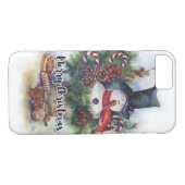 Vrolijk kerstfeest Case-Mate iPhone case (Achterkant (Horizontaal))