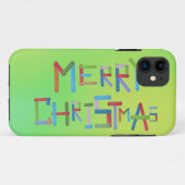 Vrolijk kerstfeest Case-Mate iPhone case (Achterkant (horizontaal))