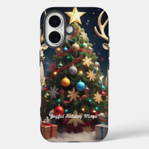 "Vrolijk kerstfeest" iPhone 16 Hoesje