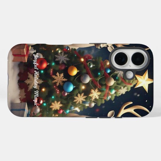 "Vrolijk kerstfeest" Case-Mate iPhone Case (Achterkant (horizontaal))