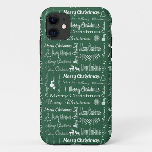 Vrolijk kerstfeest Case-Mate iPhone case (Achterkant)