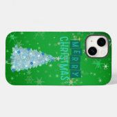 Vrolijk kerstfeest Case-Mate iPhone case (Achterkant (horizontaal))