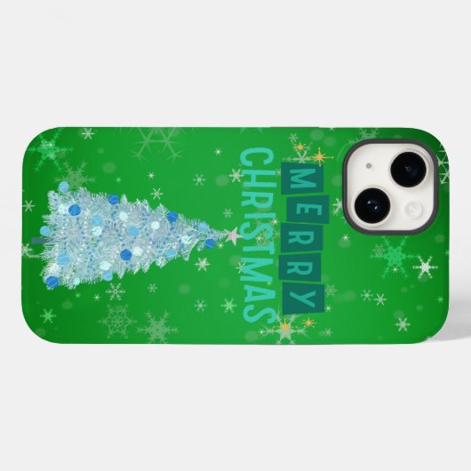 Vrolijk kerstfeest Case-Mate iPhone case (Achterkant (horizontaal))