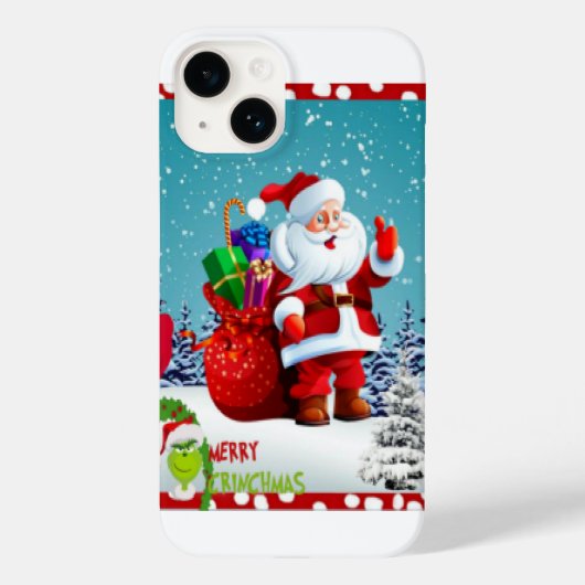 Vrolijk kerstfeest Case-Mate iPhone case (Achterkant)