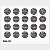 Vrolijk kerstfeest, Chalkboard Lettering Sticker (Vel)